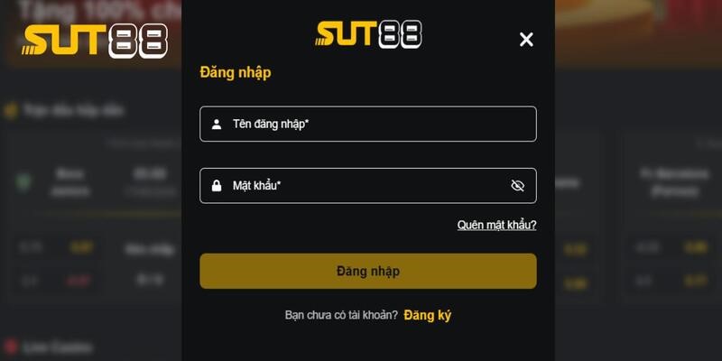 Hướng dẫn đăng nhập Sut88 chỉ với vài bước nhỏ
